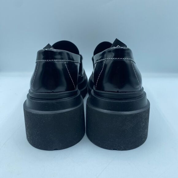 GH Bass Ella Loafer Womens 7.5/38.5 Lug Black Platform Leather Boho Casual NWOB main image 7